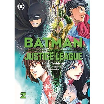 Abbildung von Batman und die Justice League (Manga) 01: Erlebe Abenteuer von Superman, Batman, Wonder Woman anderen DC Helden!