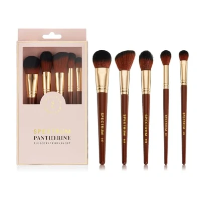 Abbildung von Spectrum Pantherine 5 Piece FACE SET Pinselset, Damen, Größe: One Size,