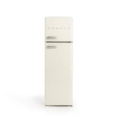 Abbildung von CREATE / FRIDGE STYLANCE TOP/Kühlschrank Kombi Creme/Design und Stil Retro Vintage, 245L, Gefrierschrank, 3 Regale
