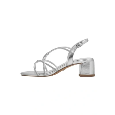 Abbildung von Tamaris Riemensandalette, Damen, Größe: 37, Silver Schuhe