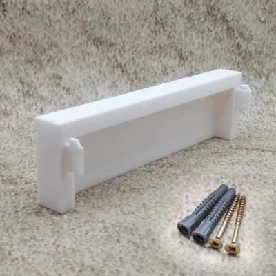 Abbildung von ULEIVA Wandhalter Weiss kompatibel mit AVM Fritz!Box 7580 7581 7582 Router Halterung
