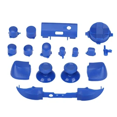 Abbildung von Annadue Komplettes Tastenset für Series, Dpad Bumper Trigger Buttons RT LT RB LB ABXY Ersatzknopf Reparaturset Series X &amp; S(Blau)