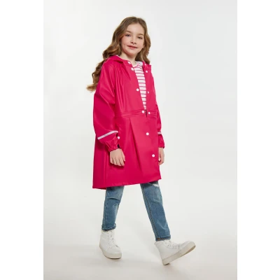 Abbildung von Schmuddelwedda Regenjacke / wasserabweisende Jacke für Kinder, Größe: 146, Himbeerpink