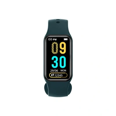 Abbildung von Blackview R1 Smartwatch Sport 24 Trainingsmodi Intelligente Benachrichtigungen Herzfrequenz &amp; Schlafmonitor Menstruationskalender Wasserdicht IP68 Grünes Armband