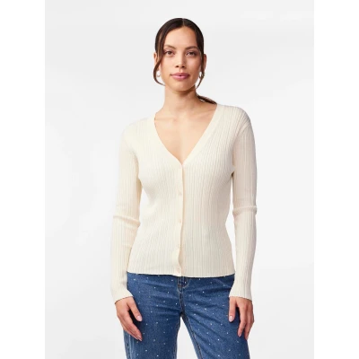 Abbildung von YAS Yasease Strickjacke, Damen, Größe: Medium, Whitecap gray