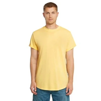 Abbildung von G STAR LASH Tshirt basic, Herren, Größe: Medium, Lt buff yellow gd
