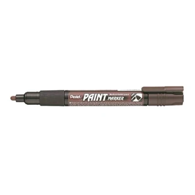 Abbildung von Pentel MMP20 EO Permanent Marker 2,0 mm Rundspitze Lackmarker, 1 Stück, braun