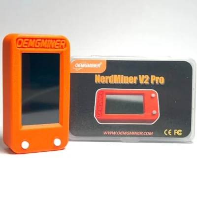 Abbildung von NerdMiner V2 78KH/s T Display S3 Bitcoin Solo Lottery Miner Win 6.25 BTC mit geringem Stromverbrauch WiFi Verbindung und USB C Leistung (78 KH/s)
