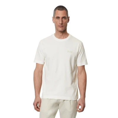 Abbildung von Marc O&#039;Polo Short Sleeve Seasonal Artwork Tshirt print, Herren, Größe: XXL, Egg white