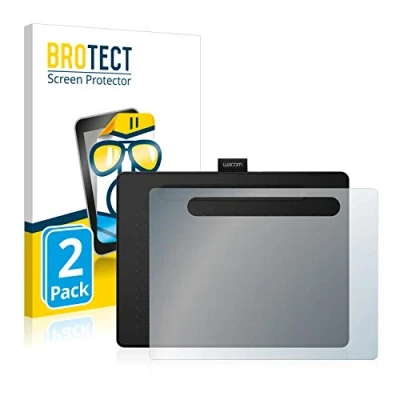 Abbildung von BROTECT (2 Stück Schutzfolie für Wacom Intuos M Displayschutz Folie Ultra Klar