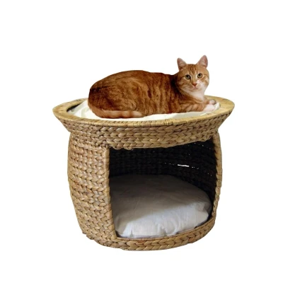 Abbildung von Katzen Korbturm Wasserhyazinthe
