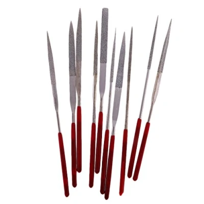 Abbildung von Gitarre Feile Werkzeug Schleifwerkzeug Sattelfeilen Set Luthier Tools