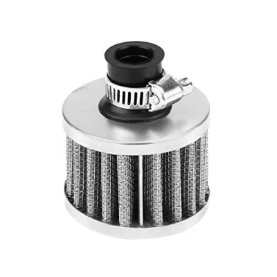 Abbildung von kurbelgehäuseentlüftung filter, Universal Auto Kaltluftansaugfilter Kit, 13mm Luftansaugfilter Luftfilter Entlüftungsfilter Abdeckung Entlüftung für Roller Atv Dirt Pit Bike Motorrad