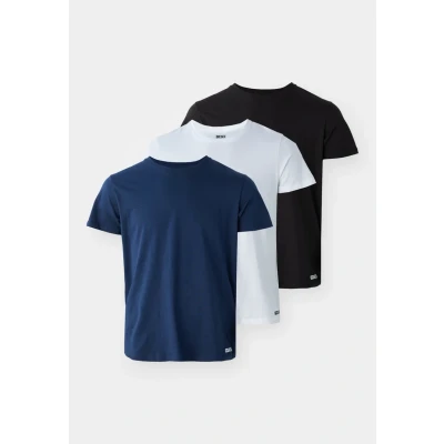 Abbildung von Diesel Randal BOX 3 PACK Unterhemd/shirt, Herren, Größe: Large, Schwarz/blau/weiß
