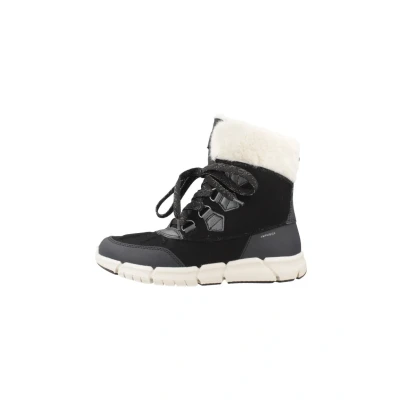 Abbildung von Geox J FLEXYPER Girl B AB Snow Boot, Black/Milk, 35 EU