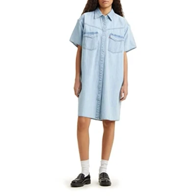 Abbildung von Levi&#039;s Elowen Western Dress Jeanskleid, Damen, Größe: Small, Long journey