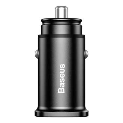 Abbildung von Baseus CCALL DS01 KFZ Ladekabel für Handys QC 3.0 2 schwarz