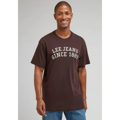 Abbildung von Lee SS Tshirt print, Herren, Größe: Medium, Arabica