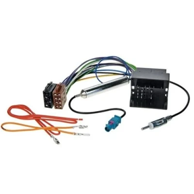 Abbildung von Audioproject A413 Radioadapter Set Quadlock auf ISO + Antennenadapter Fakra DIN kompatibel mit Opel Agila Corsa Astra ab 2003 Phantomeinspeisung Auto Radio Adapter Kabel Stecker