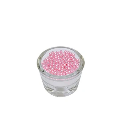 Abbildung von 200 Perlen 4mm Altrosa 149 // Kuststoff Bastelperlen Drahtsterne Wachsperlen Perlenkette