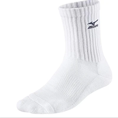 Abbildung von Mizuno Volleyball Socks Medium Weiß/Marineblau Damen/Herren Grösse XL