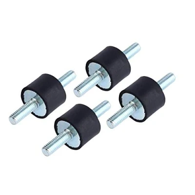 Abbildung von Keenso Gummipuffer m6, 4 stücke M6 Stoßdämpfer Anti Vibration Gummi Isolator Halterungen Luftkompressor Pumpe Schwingungsdämpfer mit Schrauben (M6 20 * 15)