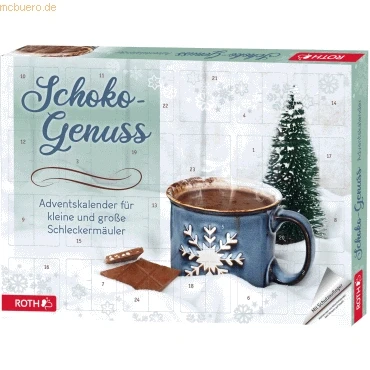 Abbildung von Roth Ideen ewige Kalender Adventskalender &#039;Schokogenuss Adventskalender&#039; gefüllt