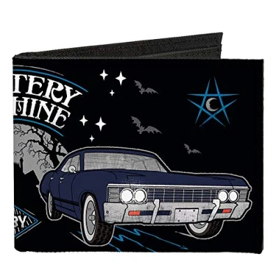 Abbildung von Buckle Down Herren Geldbrse, Scooby DOO Supernatural, 4.0&quot; x 3.5&quot;