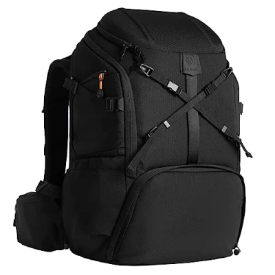 Abbildung von TARION Kamerarucksack Groß Kamera Fotorucksack: 2 in 1 SLR DSLR Rucksack mit Kameratasche Wasserdicht Umhängetasche Spiegelreflex 15,6 Zoll Laptopfach und Verlängerungsriemen(HX XL,Schwarz)