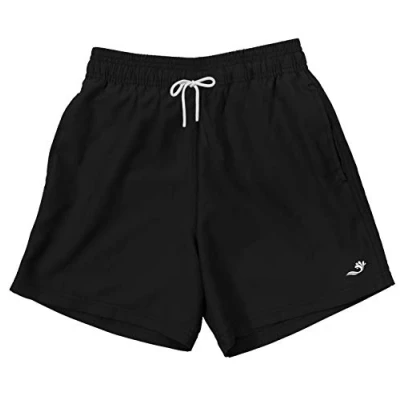 Abbildung von Soaked Board Badeshorts für Herren, Schwarz, X Groß