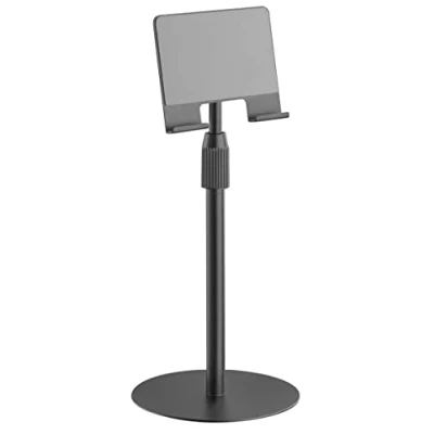 Abbildung von my wall Höhenverstellbarer Tischständer für Tablets und Tablet Halterung, (höhenverstellbar, drehbar / rotierbar)