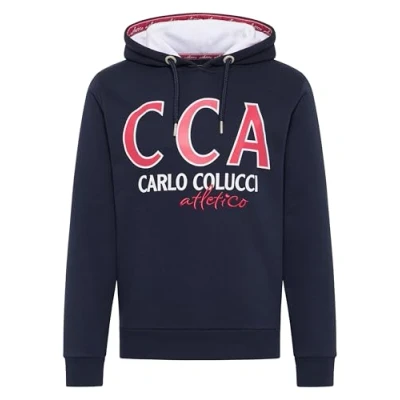 Abbildung von Carlo Colucci Atletico Damante Kapuzenpullover, Herren, Größe: XL, Navy