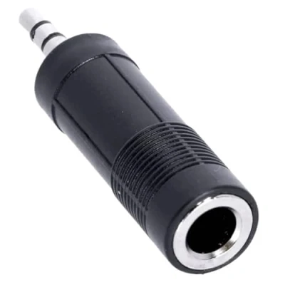 Abbildung von cablepelado Adapter Audio Stereo Jack 6.36 weiblich auf Klinke 3.5 männlich