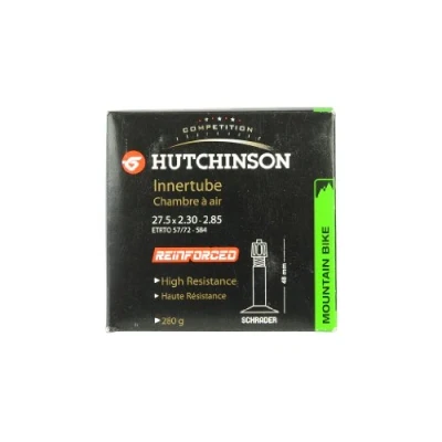 Abbildung von HUTCHINSON Fahrradschlauch Mountainbike verstärkt Widerstand und pannensicher Schradventil Dicke 1,2 mm 48 27,5 x 2,30 2,85