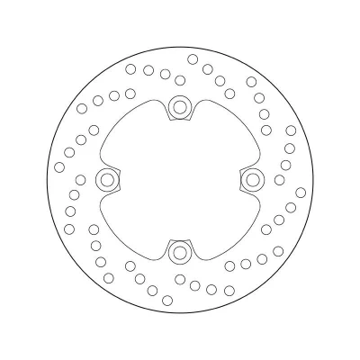 Abbildung von BREMBO Bremsscheibe Fixed , Serie Oro hinten 220mm 5mm 4 gelocht 68B40747 Bremsscheiben, Scheibenbremsen