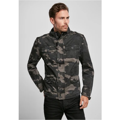 Abbildung von Brandit Herren Britannia Jacket, Mehrfarbig (Darkcamo 4), 4XL