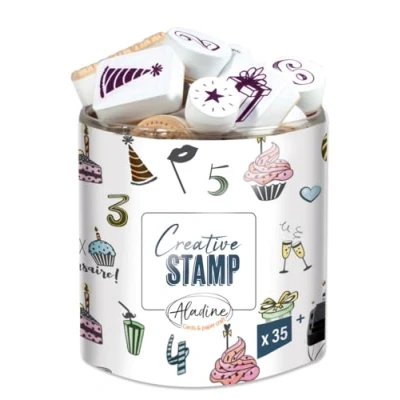 Abbildung von Aladine Stampo Scrap Geburtstag 2, 03745