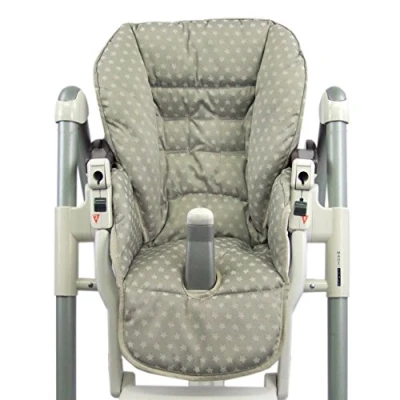 Abbildung von BambiniWelt by Rafael K. Hochstuhlauflage Ersatzbezug Sitzkissen kompatibel mit PEG PEREGO Prima Pappa Diner, für Kinderhochstuhl