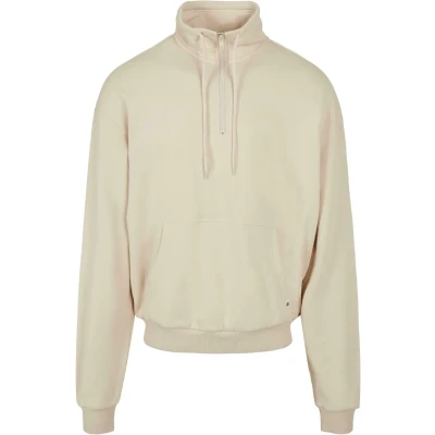 Abbildung von Urban Classics Organic Drawstring Troyer Sweatshirt, Herren, Größe: Small, Softseagrass