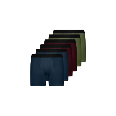 Abbildung von SNOCKS Boxershorts Enge Unterhosen mit längerem Bein ohne Logo (6 St) aus Bio Baumwolle, kratzenden Zettel, bequem durch längeres