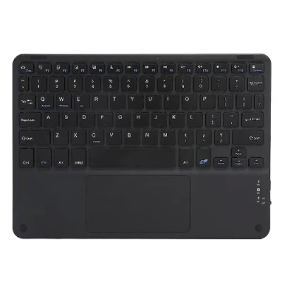 Abbildung von VBESTLIFE 10 Zoll Bluetooth Tastatur mit Touchpad Smartphones für Tablets, Laptops und Desktop Computer Computer(schwarz)