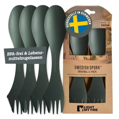 Abbildung von Swedish Spork original 4 pack sagegreen