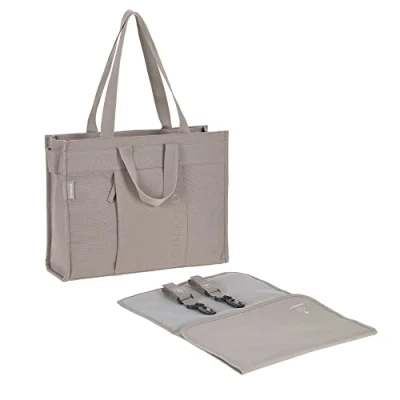 Abbildung von LÄSSIG Wickeltasche Green Label, Tote Up Bag, taupe