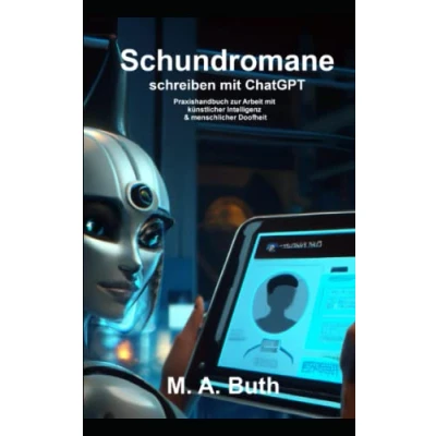 Abbildung von Schundromane schreiben mit ChatGPT: Praxishandbuch zur Arbeit künstlicher Intelligenz &amp; menschlicher Doofheit