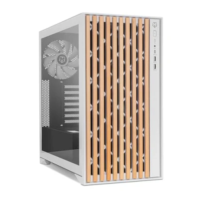 Abbildung von NOX XTREME PRODUCTS Hummer Element Semitower ATX M ITX, Frontplatte und oberes Gitter, seitlich gehärtetes Glas, 3X 140mm Lüfter, Platz für 10 USB C 3.0, Weiß