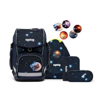 Abbildung von Ergobag Galaxy Glowedition Cuboset 5TEILIG Schulranzen Set für Kinder, Größe: One Size, Kobärnikus