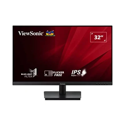 Abbildung von Viewsonic VA3209 MH 80 cm (32 Zoll) Büro Monitor (Full HD, IPS, HDMI, VGA, Lautsprecher, Eye Care, Eco Mode) Schwarz