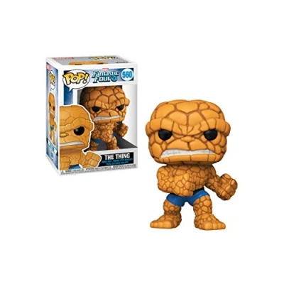 Abbildung von Funko Pop! Marvel: Fantastic Four The Thing Vinyl Sammelfigur Geschenkidee Offizielle Handelswaren Spielzeug Für Kinder und Erwachsene Comic Books Fans Modellfigur Sammler