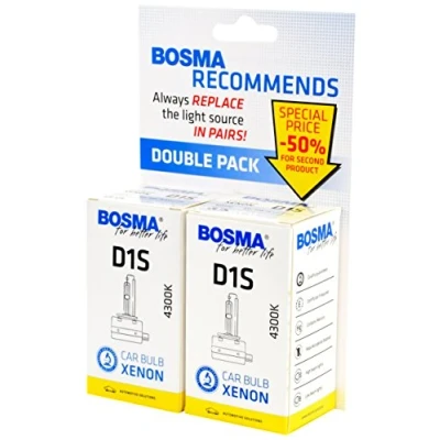 Abbildung von Bosma for better life 545120 Xenon Scheinwerferlampe D1S 4300K 85V 35W PK32d 2 Doppelset