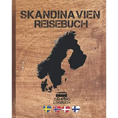Abbildung von SKANDINAVIEN Reisebuch ● Camping Logbuch: Reisetagebuch zum Ausfüllen, Eintragen &amp; Selberschreiben ca. 176 Seiten
